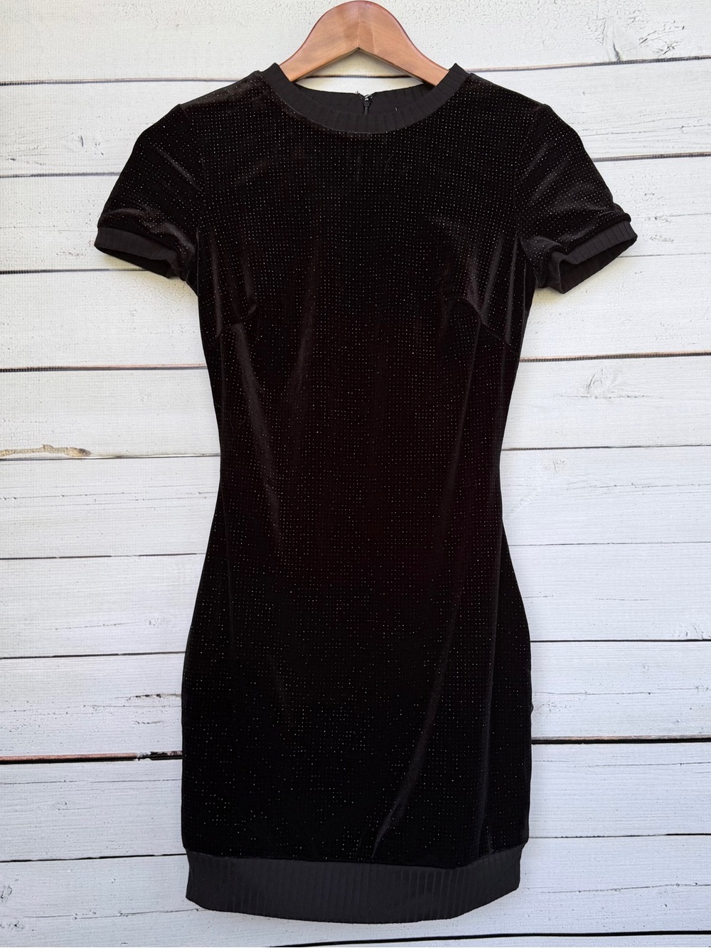 Cosmopolitan by Dress The Population Shimmer Velvet Bodycon Dress - XS